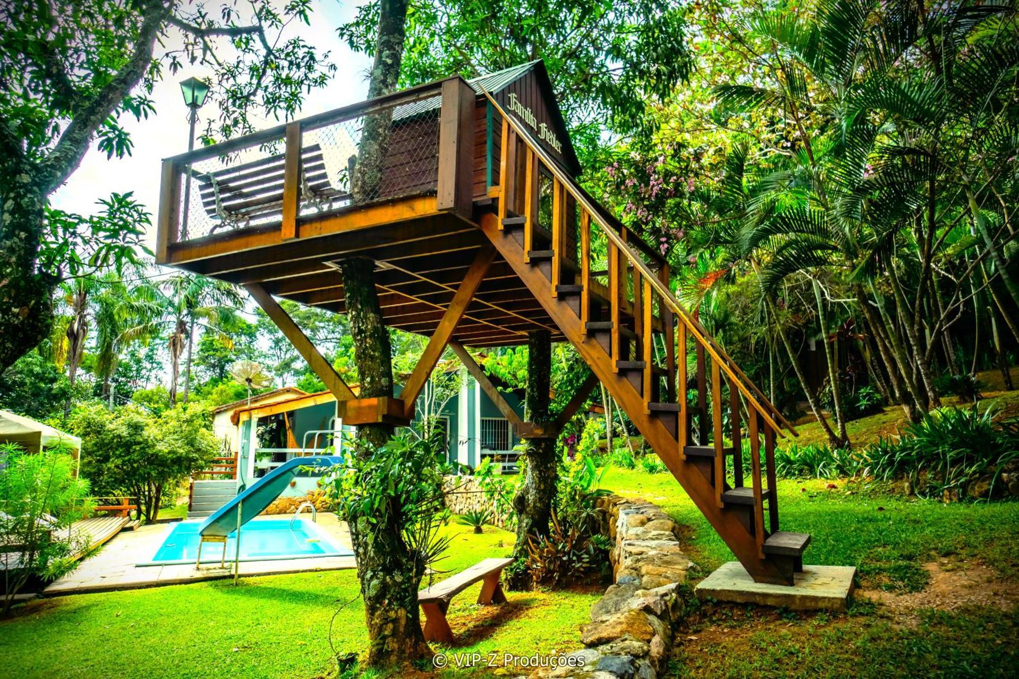 Chacara Atibaia Com Casa Na Arvore Exterior foto